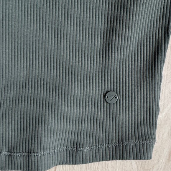 Gymshark Ribbed Khaki Tank Top - Picture 3 of 3